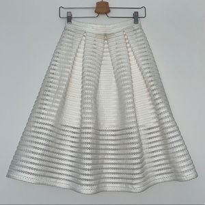 Topshop mesh skirt